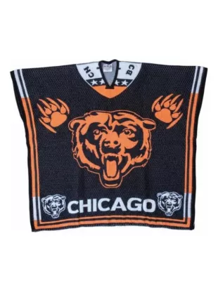 Chicago Bears Gaban Sarape Poncho