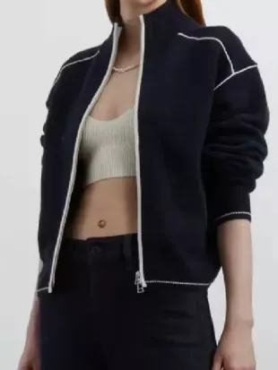 Kristen Bell Nobody Wants This S02 Black Track Jacket