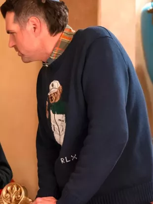 Timothy Simons Nobody Wants This S02 Bear Sweater