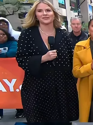 Jenna Bush Hager Bead Embellished Coat