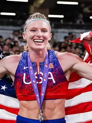 Sandi Morris World Athletics Championships Tokyo 2025 Crop Top