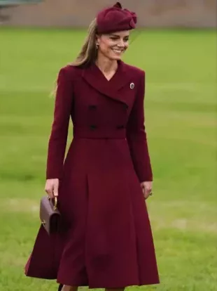 Kate Middleton Windsor Castle 2025 Trench Coat