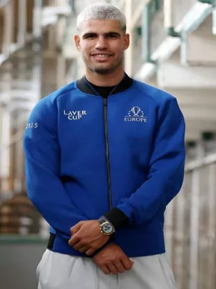 Laver Cup 2025 Carlos Alcaraz Blue Jacket