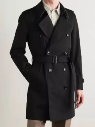 Sam Claflin Lazarus 2025 Belted Trench Coat
