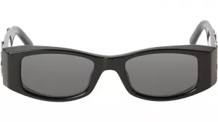 Black Big Logo Angel Sunglasses