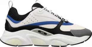 White, Blue, & Black B22 Sneakers