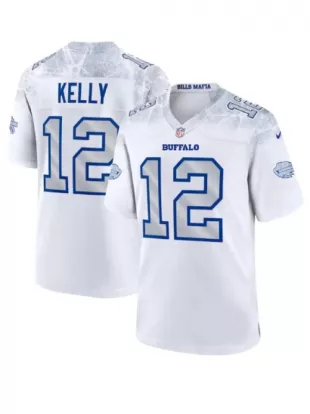 Buffalo Bills Jim Kelly White 2025 Rivalries Collection Jersey