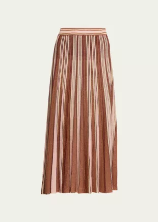 Luminosity Lurex Stripe Skirt