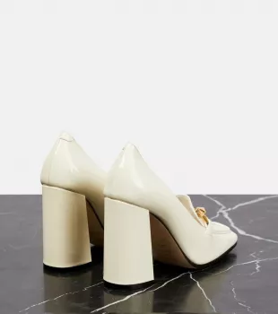 Diamond Tilda 85mm Leather Pumps