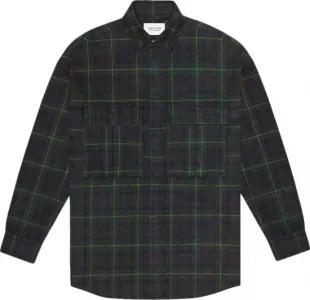 Green Flannel Overshirt