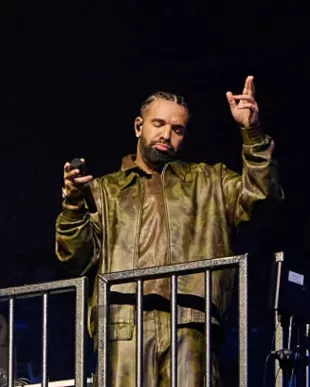 Drake Scotiabank Arena Toronto 2025 Leather Jacket