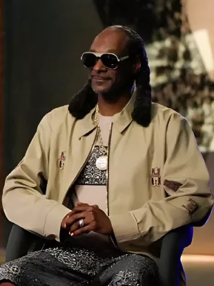 The Voice S28 Snoop Dogg Death Row Records Beige Jacket