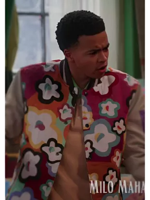 Vampirina Teenage Vampire 2025 Shaun Dixon Floral Print Jacket