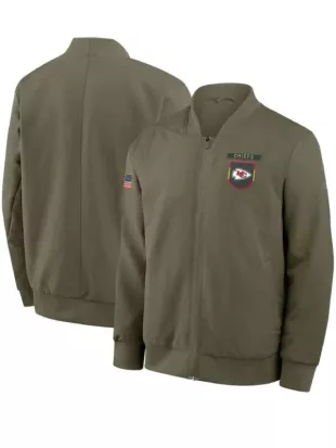 Kansas City Chiefs 2025 Salute To Service Bomber Jacket