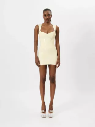 Hollywood Latex Dress White