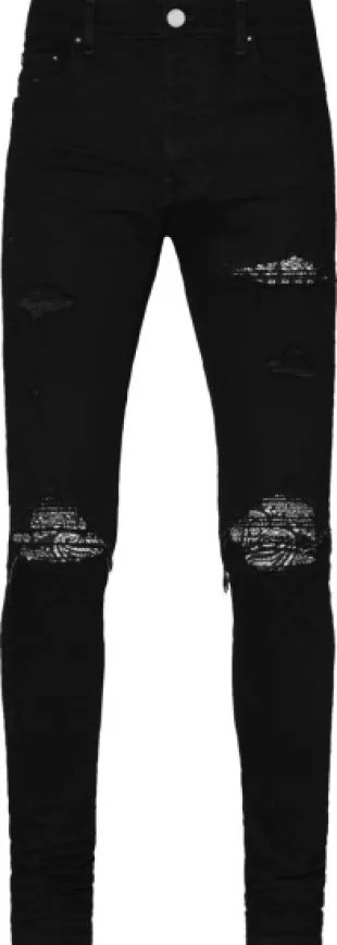 Overdyed Black Bandana MX1 Jeans