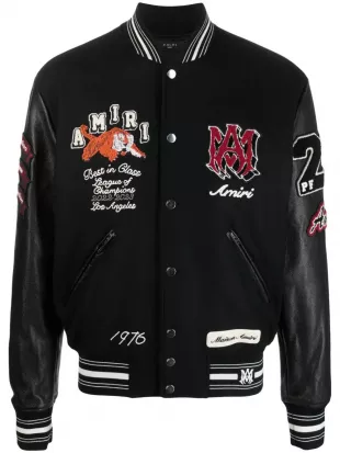 Black Tiger Varsity Jacket