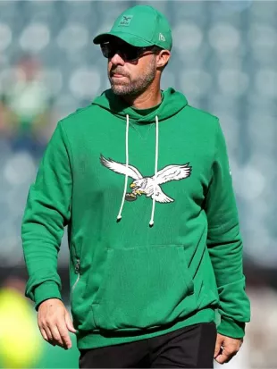 Kevin Patullo Philadelphia Eagles Green Hoodie