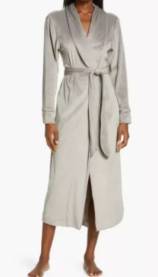 Velour Long Robe
