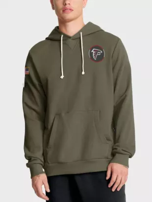 Atlanta Falcons 2025 Salute To Service Pullover Hoodie
