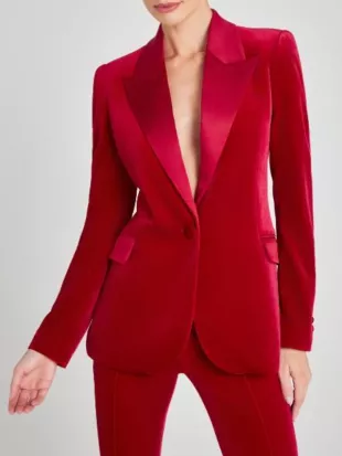 Tess Daly Strictly Come Dancing S23 Red Blazer