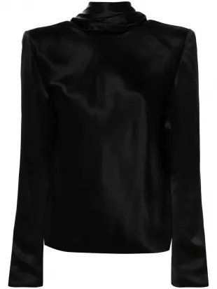 Draped-detailing Blouse