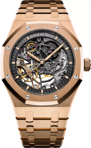 Rose Gold Skeleton Royal Oak