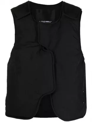 Black Form Padded Vest