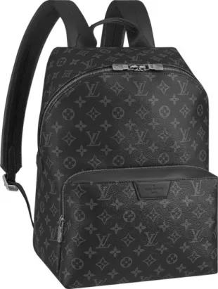 Black Monogram Discovery Backpack