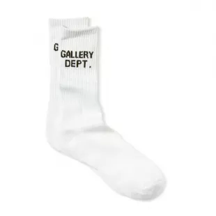 White Logo Clean Socks