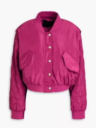 Maxton Hall S02 Eli Riccardi Pink Bomber Jacket