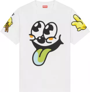 White Oversized Boke Boy T Shirt