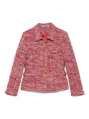 Boston Blue Gloria Reuben Pink Tweed Jacket