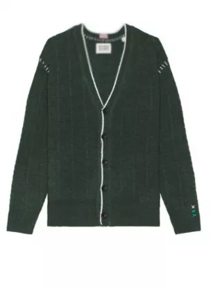 Vampirina Teenage Vampire Shaun Dixon Knit Green Cardigan