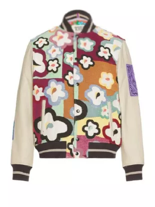 Vampirina Teenage Vampire Shaun Dixon Multicolor Floral Print Jacket