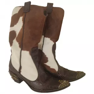 Leather Cowboy Boots