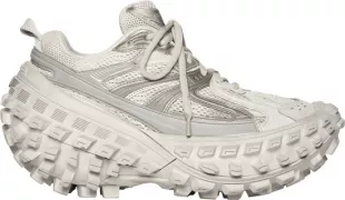 Off White Distressed Bouncer Sneakers