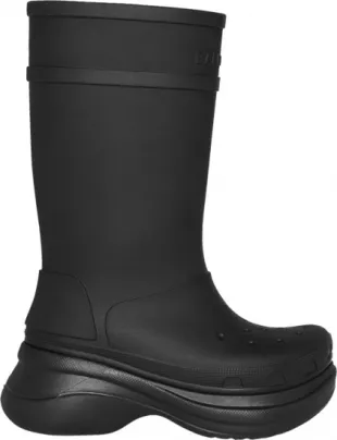Black Tall Rubber Boots