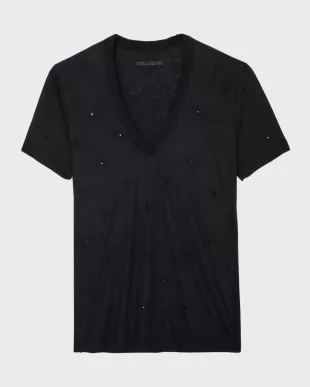 Diamante V-Neck Tee