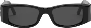 Black Big Logo Angel Sunglasses