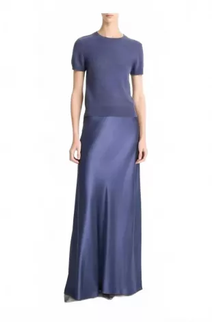 Cash Blend Tee in dark peri