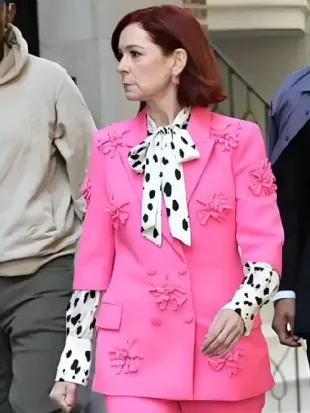 Elsbeth S03 Carrie Preston Pink Blazer