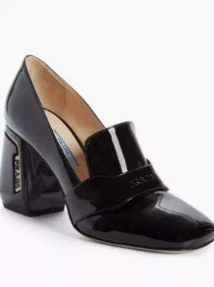 Block Heel Loafer Pump