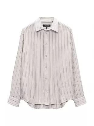 Matthew Striped Button-Front Shirt