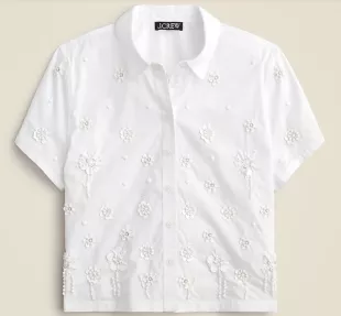 Collection Embellished Button-Up Shirt