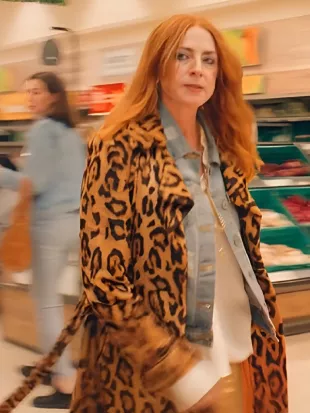 Riot Women S01 Kitty Leopard Print Coat