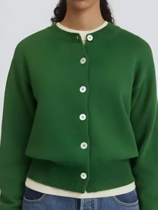 Nobody Wants This S2 Kristen Bell Green Cardigan