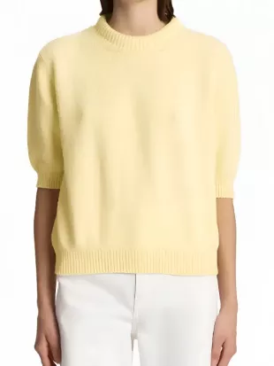 Nobody Wants This S02 Kristen Bell Yellow Crew-Neck Sweater