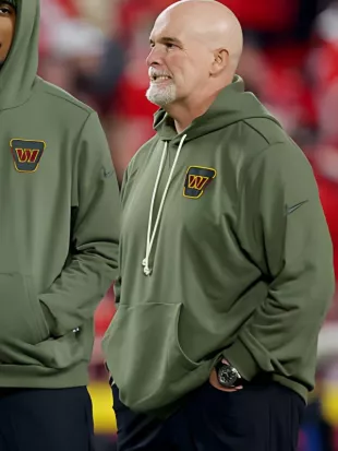 Dan Quinn Washington Commanders Salute To Service Hoodie