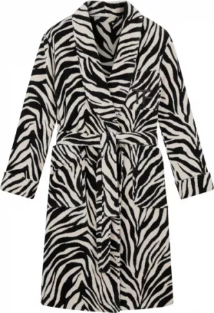 Zebra Print Robe